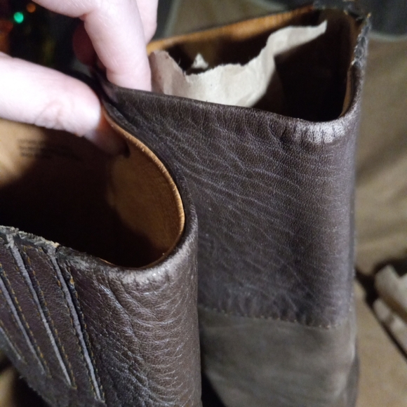 Børn Mayall Tall Riding Boots Size 8 1/2 Suede and Leather - Picture 15 of 16